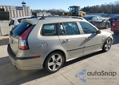 2006 Saab 9-3 Aero from USA, damaged, VIN YS3FH51U661136405